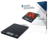 König-HC-KS12N-Digitale-Keukenweegschaal-Zwart