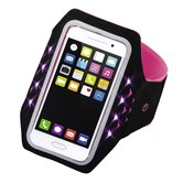Hama-Sport-armband-Running-Voor-Smartphones-Maat-XL-Met-Led-Pink