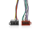 Nedis-ISOCKW16PVA-Kenwood-16-pins-Iso-kabel-Radioconnector-2x-Autoconnector-015-M-Veelkleurig