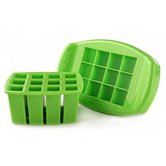 Funbites-IJsblokjesvorm-Vierkant-Groen