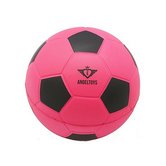 Angel-Toys-Foam-Voetbal-12-cm-Roze-Zwart
