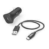 Hama-Auto-oplaadset-USB-Type-C-12W-Zwart