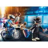 Playmobil-70573-City-Action-Politiefiets-Achtervolging-van-de-Zakkenroller