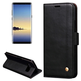 Tuff-luv-Faux-leren-book-stand-case-voor-de-Samsung-Galaxy-note-8-zwart