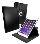 Tuff-Luv-360-graden-draaiende-case-Voor-iPad-Mini-4-Met-slaapfunctie-Zwart