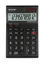 Citizen-SH-EL124TWH-Calculator-Sharp-EL124TWH-Zwart-wit-Desk-12-Digit