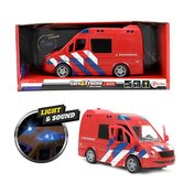 Toi-Toys-Cars-&amp;-Trucks-Brandweerwagen-+-Licht-+-Geluid