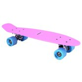 Alert-Skateboard-55-cm-Roze-Blauw